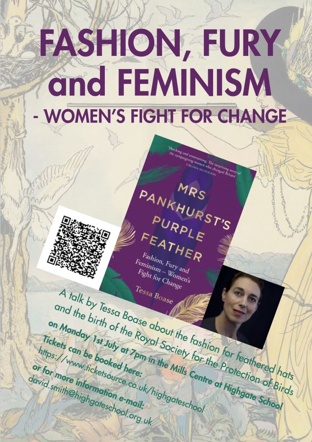 Monday @ The Mills: Fashion, Fury and Feminism – Women’s Fight for Change - Tessa Boase @ Highgate School - Mills Centre