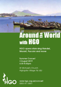 HGO Summer Concert 2019: 'Around the World with HGO' @ St. Michael's Church