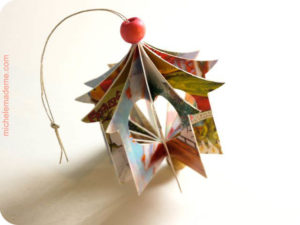 Upcycled Christmas Decorations @ Aladdin’s Cafe