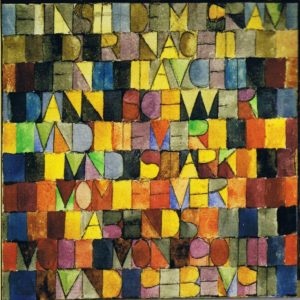 ⏱FAST ART: Paul Klee - Wordart/Name Tag, Families & Adults, FREE @ Zoom online
