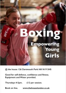 Boxing for girls @ the house