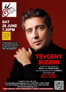 YEVGENY SUDBIN PIANO RECITAL @ The Red Hedgehog